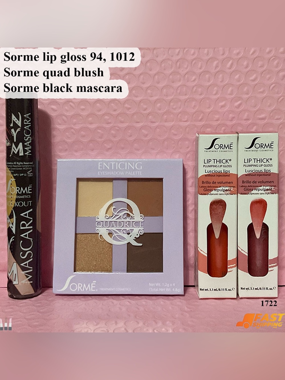 Mixed Cosmetics And Beauty Bundle. The Sorme Set